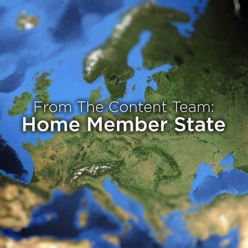 From The Content Team: Home Member State